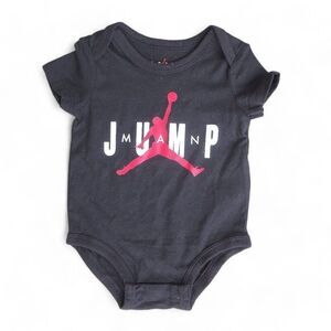 Jordan Jumpman Bodysuit Black / Red / White Infant 3-6 mo